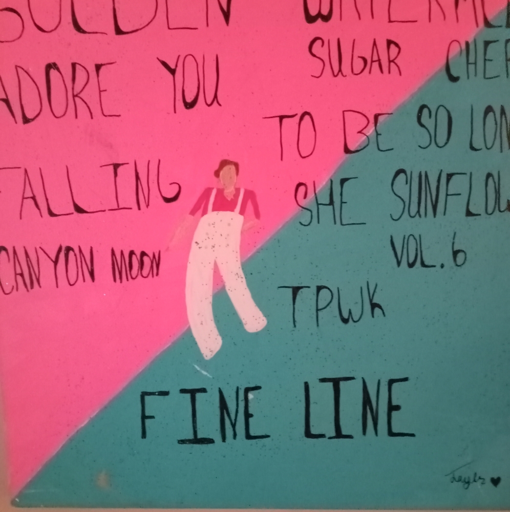 A Harry Styles painting